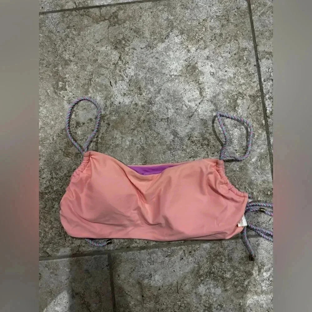 No Boundaries strappy bikini top large / E46